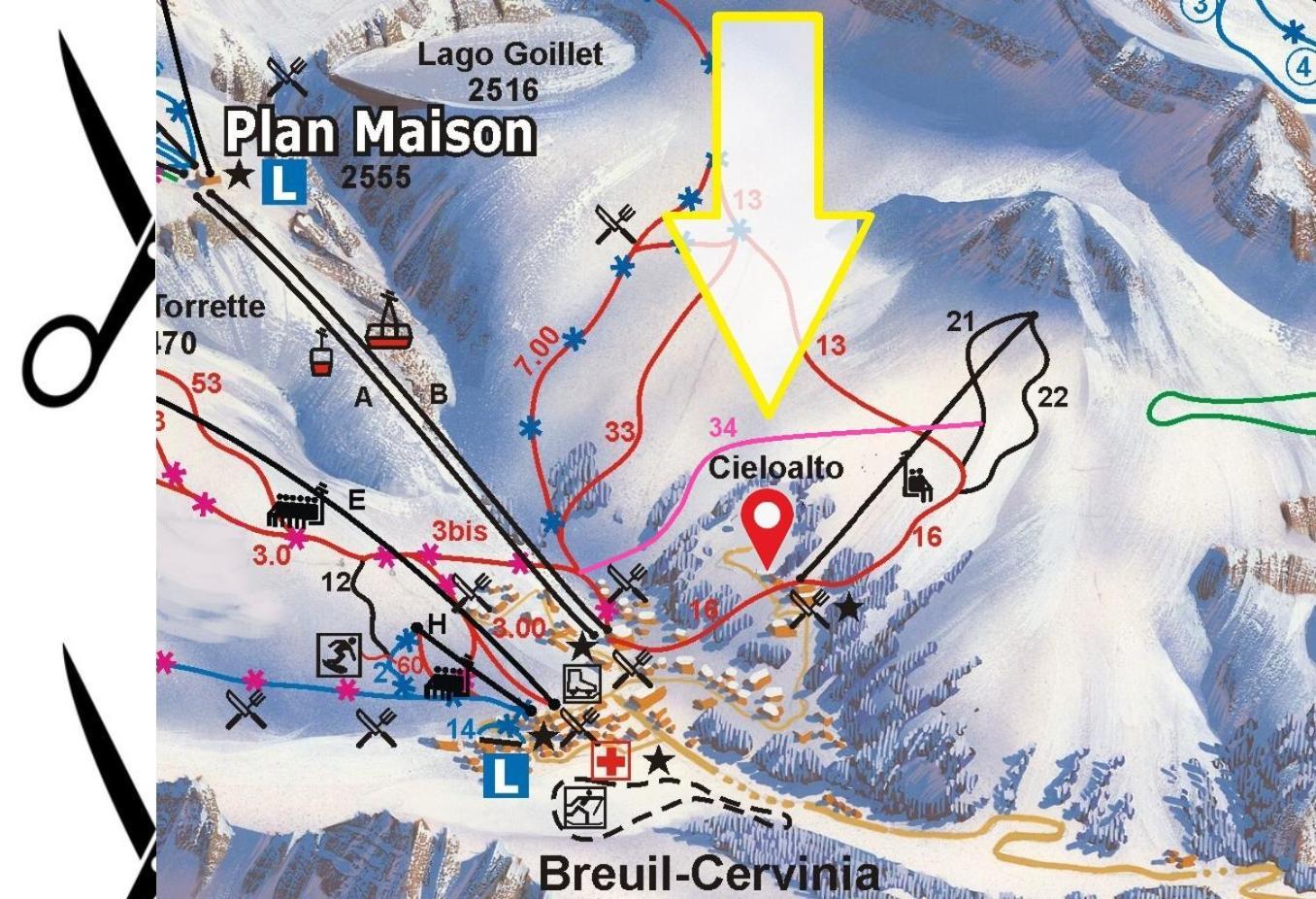 Fagus Cervinia Apartment Vda Vacanze In Vetta Cir 0206 Бройл-Червиня Екстериор снимка